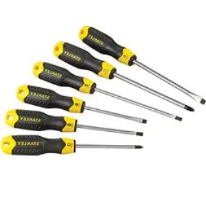 STANLEY 0-65-007 6PC CUSHION GRIP SCREWDRIVER SET
