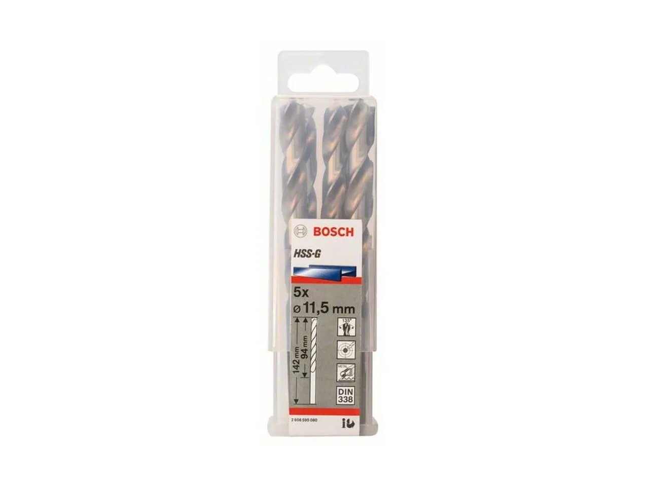 thumbnail image 2 of DeWALT DT5059 EXTREME 2 HSS-G Metal Drill Bit – 11.5mm, Loose Stock, New 2 of 4