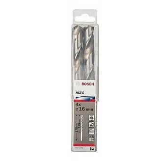BOSCH 2608585595 16MM HSS-G METAL DRILL BITS, DIN 338