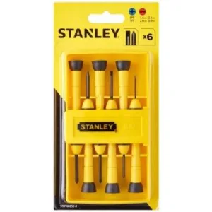 STANLEY STHT66052-2 6PC PRECISION SCREWDRIVER SET
