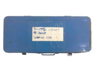 SNAP-ON 17PC 3/8DR. 12P METRIC SOCKET SET