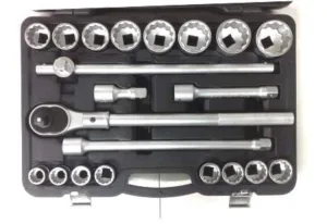 FORCE 6212S 3/4″DR. 21PCS INCHES SOCKET WRENCH SET