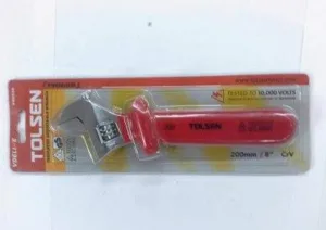 TOLSEN V40520 200MM/8″ 1000V ADJUSTABLE WRENCH