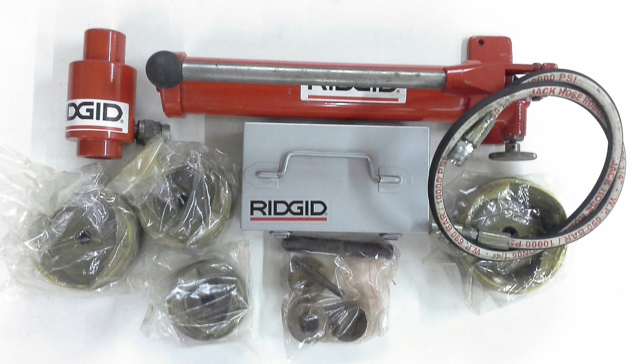 RIDGID 1/2″4″ HYDRAULIC KNOCKOUT PUNCH KIT Toolz.ng