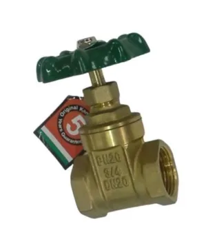 KAMCY PN20 DN20 3/4″ BRASS GATE VALVE