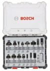 BOSCH 2607017471  6MM 15PIECE WOOD BIT SET FOR SHANK ROUTER