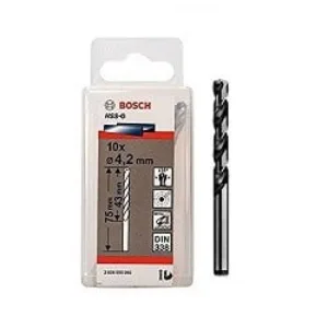 BOSCH 2608595060 4.2MM HSS-G METAL DRILL BITS , DIN 338