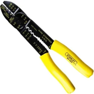 STANLEY 84-223 9″ CRIMPING PLIERS/WIRE STRIPPER
