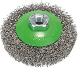 BOSCH 2608622108 100MM CONICAL BRUSH CRIMPED