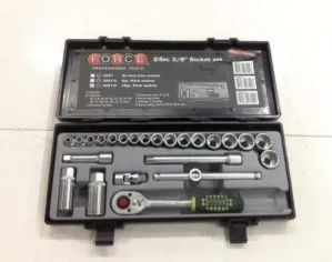 FORCE 3251-9 19PC 3/8″ DR. 12P METRIC SOCKET SET