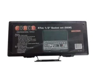 FORCE 4412 41PC 1/2″ DR. METRIC/INCH SOCKET SET