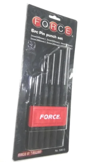 FORCE 50613 6PC PIN PUNCH SET