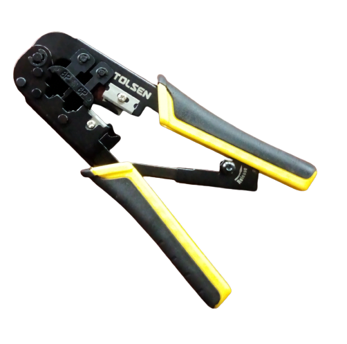 TOLSEN 38054 185MM RATCHET MODULAR CRIMPING PLIER