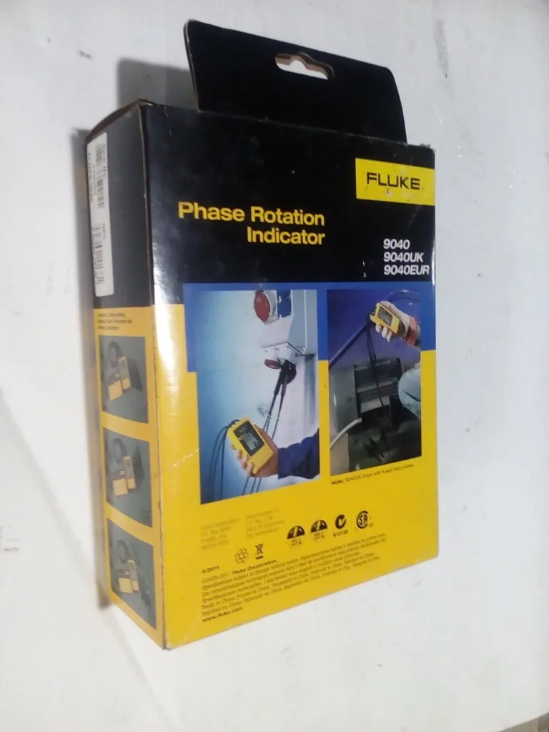 Fluke 9040 Eur – Indicateur De Rotation De Phase, Simple Et Fiable Sans Pile