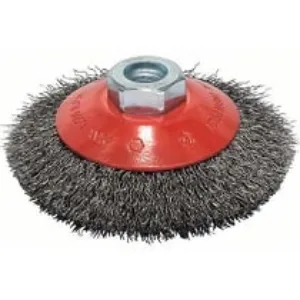 BOSCH 2608622057 100MM TAPERED BRUSH CRIMPED STEEL