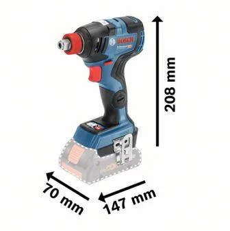 BOSCH GDX 18V-200 C 06019G4201 CORDLESS IMPACT WRENCH - Image 2