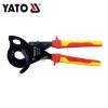 YATO YT-21180 1000V INJECTION INSULATED RATCHET CABLE CUTTING PLIER