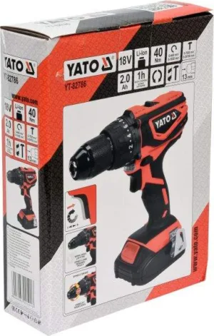 YATO YT-82786 18V CORDLESS IMPACT DRILL DRIVER