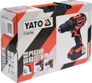 YATO YT-82794 18V 1X2.0AH CORDLESS BRUSHLESS DRILL DRIVER