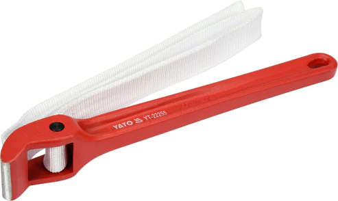 YATO YT-22255 12''/300MM PIPE WRENCH - NYLON STRAP TYPE, ALUMINIUM HANDLE - Image 4