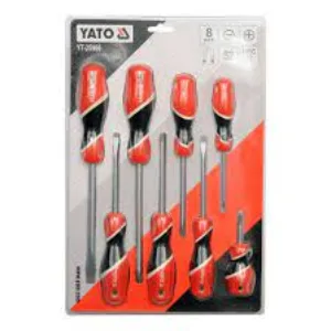 YATO YT-25966 8PCS SCREWDRIVER SET – SLOTTED & PHILLIPS, MAGNETIC TIP