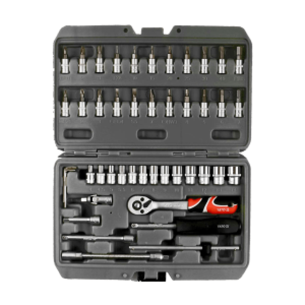 YATO YT14474 1/4″ DRIVE 46PCS SOCKET SET WITH BITS