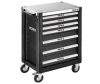 YATO YT-0904 7 DRAWERS ROLLER CABINET WITH SIDE PERFORATION, SELF-LOCK, OIL-PROOF STEEL WORKTOP