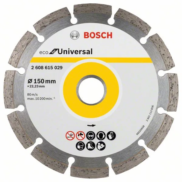 BOSCH 2608615029 150mm DIAMOND CUTTING DISC ECO For Universal
