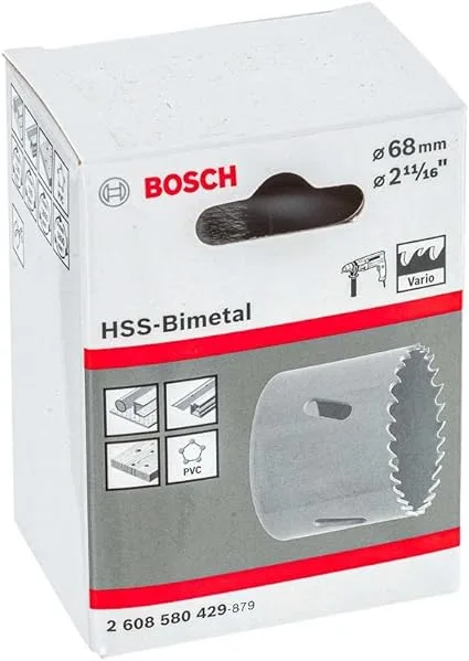 BOSCH 2608580429 68mm HSS BI-METAL HOLESAW FOR STANDARD ADAPTERS - Image 2