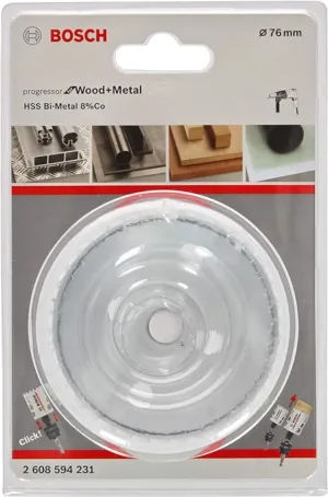 BOSCH 2608594231 76MM HOLE SAW PROGRESSOR FOR WOOD & METAL