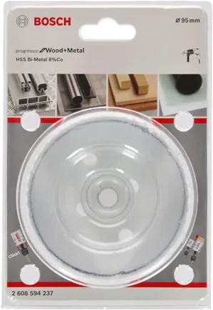 BOSCH 2608594237 95mm PROGRESSOR QC HOLESAW FOR WOOD & METAL