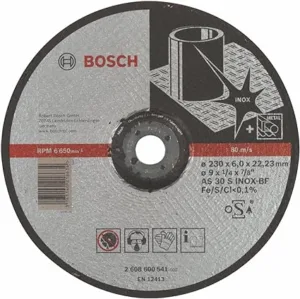 BOSCH 2608600541 230×6 mm INOX GRINDING DISC for Stainless Steel