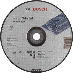 BOSCH 2608603535 230mm Metal Grinding Disc With Depressed Centre A 2430 T Bf