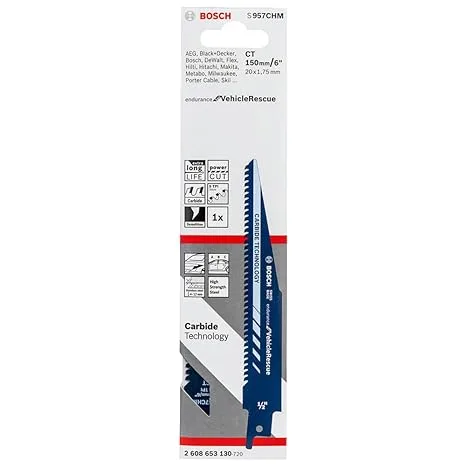 BOSCH 2608653130 S957 CHM SABRE SAW BLADE - Image 2