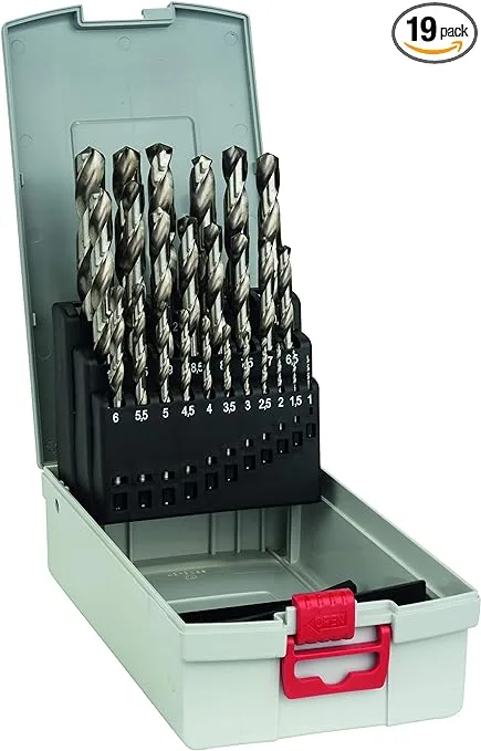 BOSCH 2608587017 1-13mm HSS-G PROBOX METAL DRILL BIT SET DIN 338, 135°