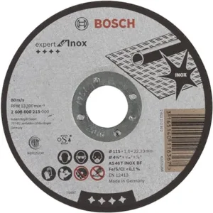 BOSCH 2608600215 115mm EXPERT FOR INOX STRAIGHT CUTTING DISC