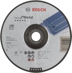 BOSCH 2608603529 BEST FOR METAL CUTTING DISC WITH DEPRESSED CENTER A30 V BF