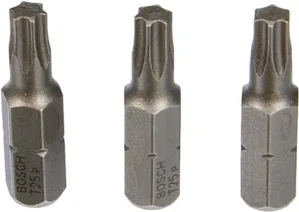 BOSCH 2607001615 25mm TORX SCREWDRIVER BIT, T25 TIP