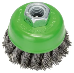 BOSCH 2608622104 65MM WIRE CUP BRUSH KNOTTED STAINLESS