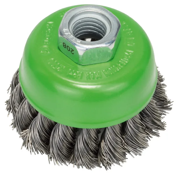 BOSCH 2608622104 65MM WIRE CUP BRUSH KNOTTED STAINLESS