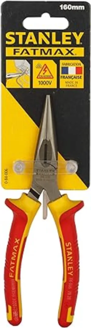 STANLEY 84-006 160MM 1000V FATMAX INSULATED LONG NOSE PLIER