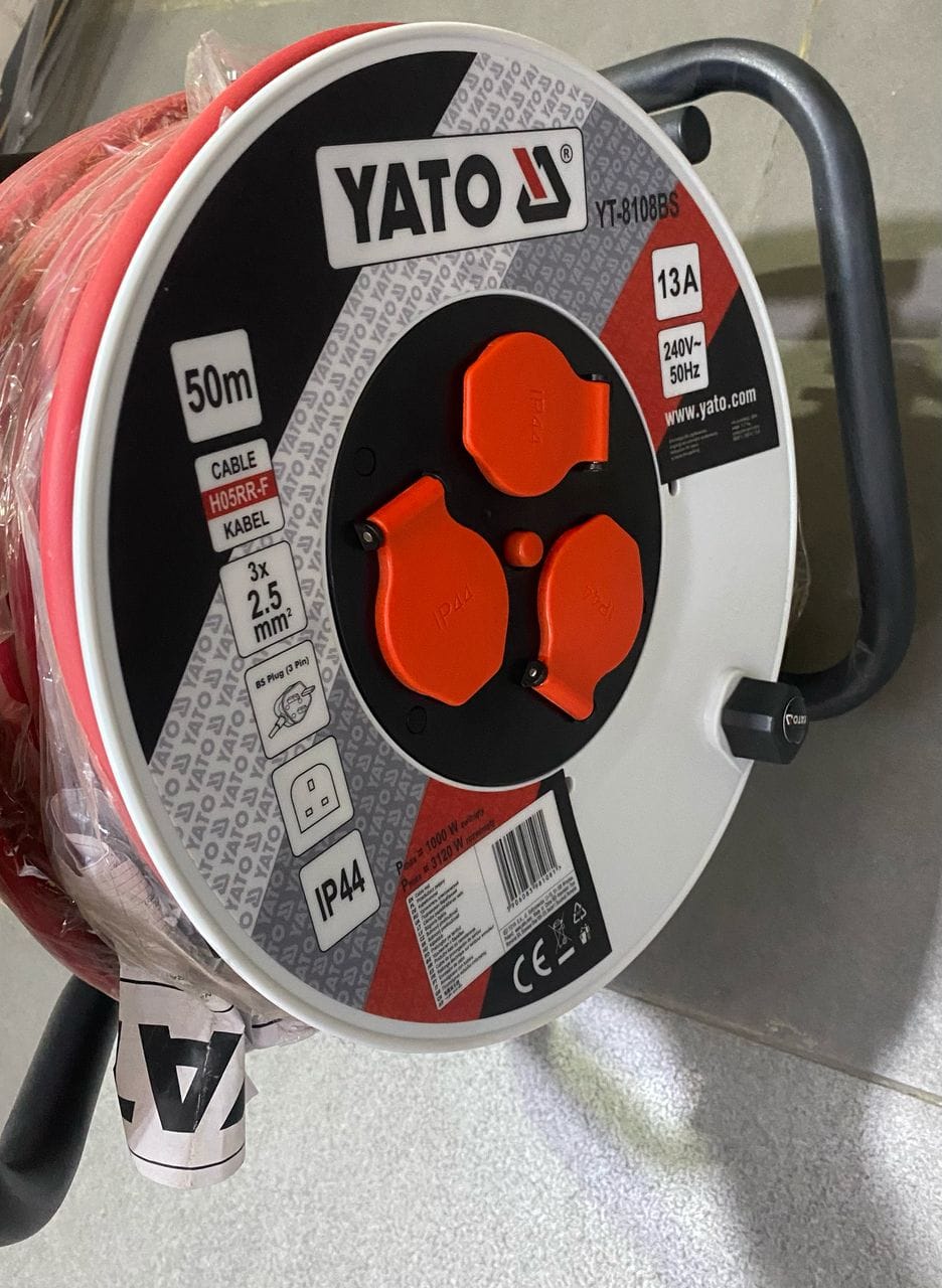 YATO YT-8108BS 50M 13A CABLE REEL