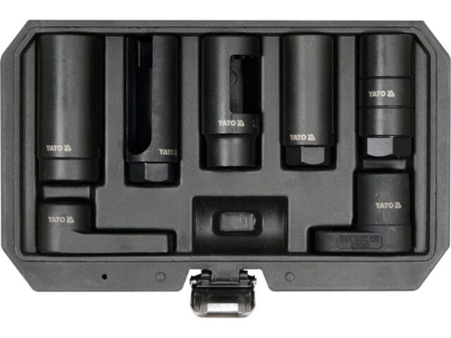 YT-1751 7 PCS OXYGEN SENSOR AND FUEL INJECTORS WRENCH SET