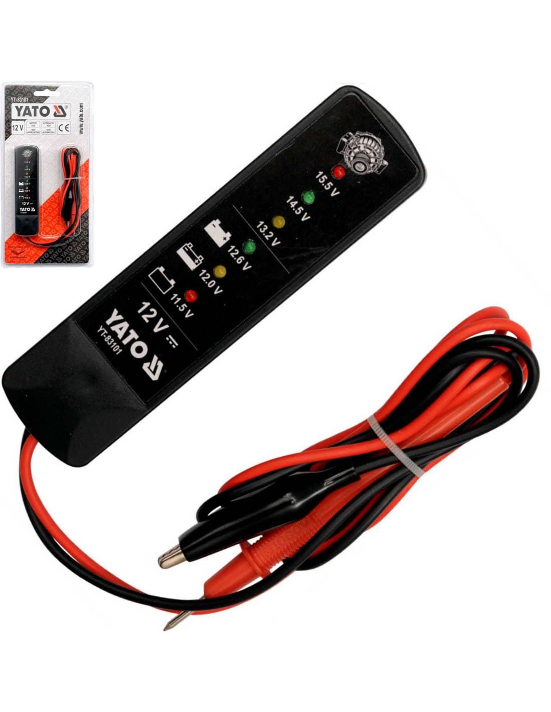 YATO YT-83101 BATTERY TESTER - Image 2