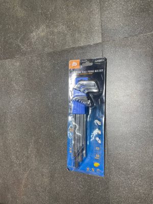 JJH9011 1/16″ – 3/8″ 9PCS  HEX KEY SET