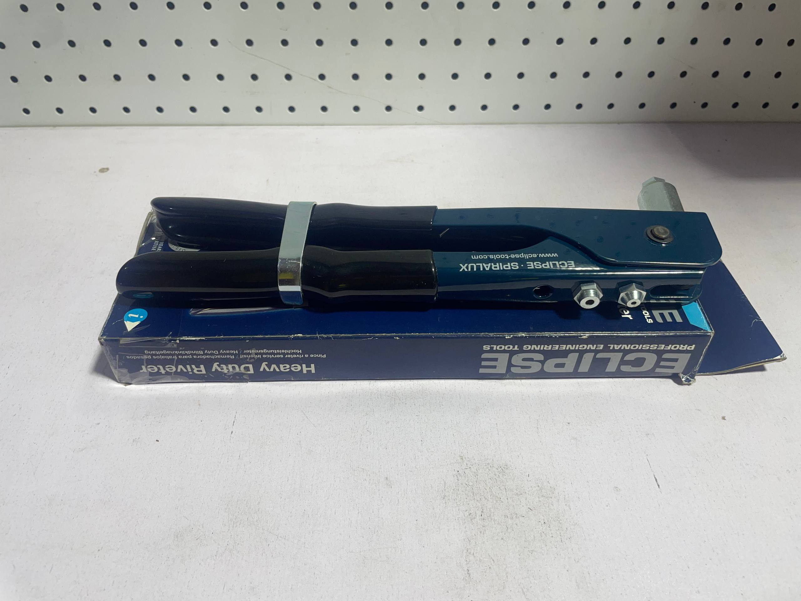 Eclipse Professional Tools 2730 Rivettatrice Heavy Duty, Uso Professionale, 3 Punte Incluse