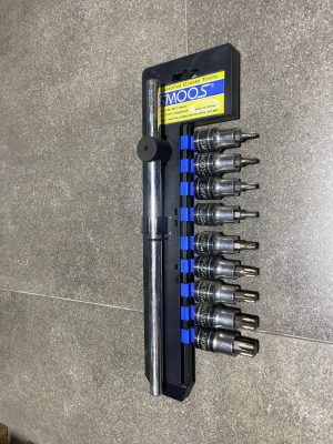 SMOOS 10PCS T20-T60 SOCKET TORX SET