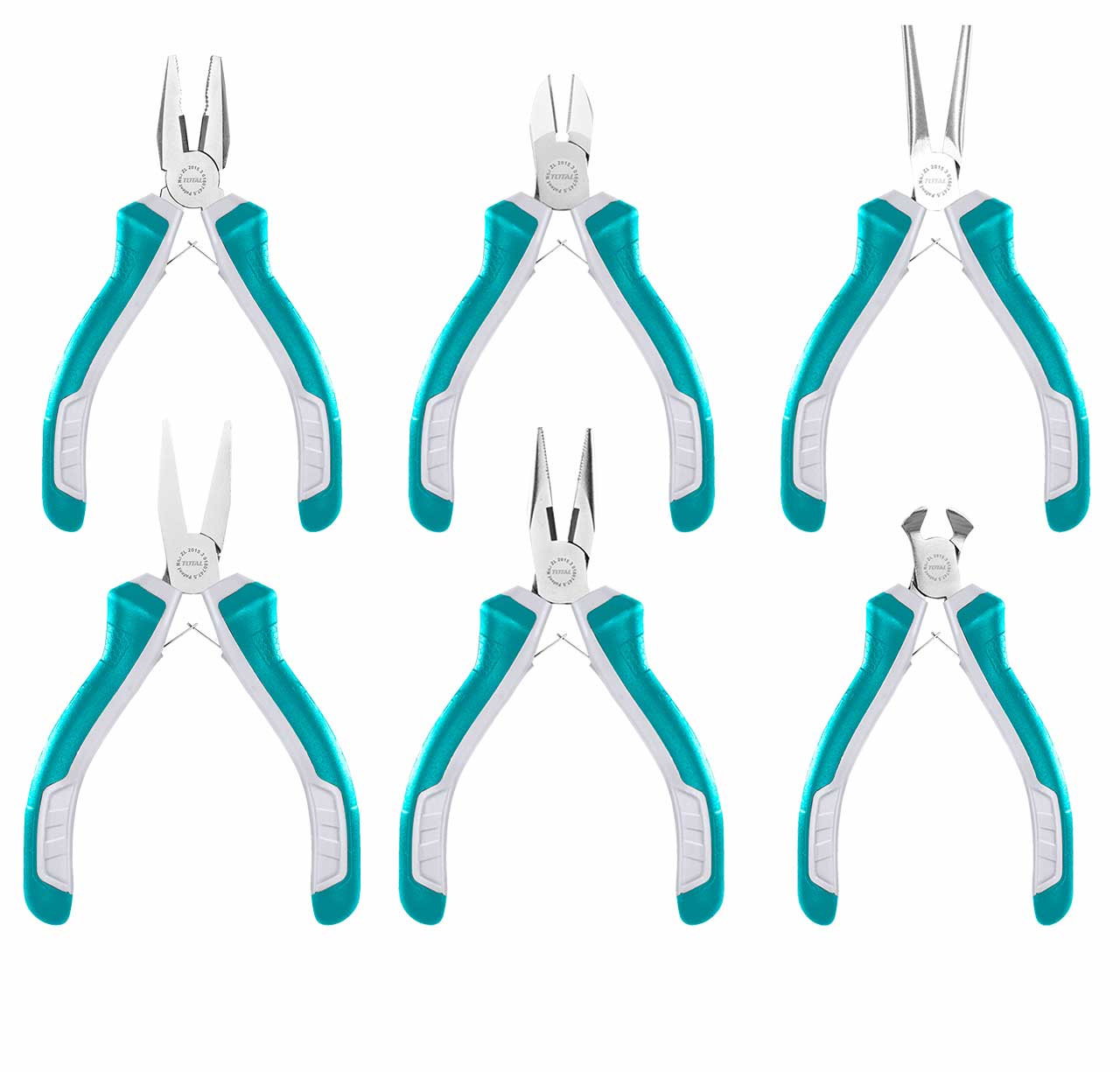 TOTAL THT1K0511 4.5" 6PCS MINI PLIERS SET