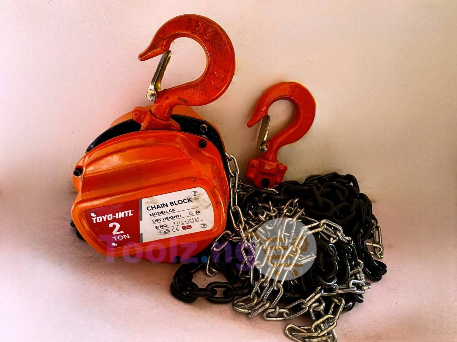 TOYO 2TON 6M Chain Block for Heavy Lifting