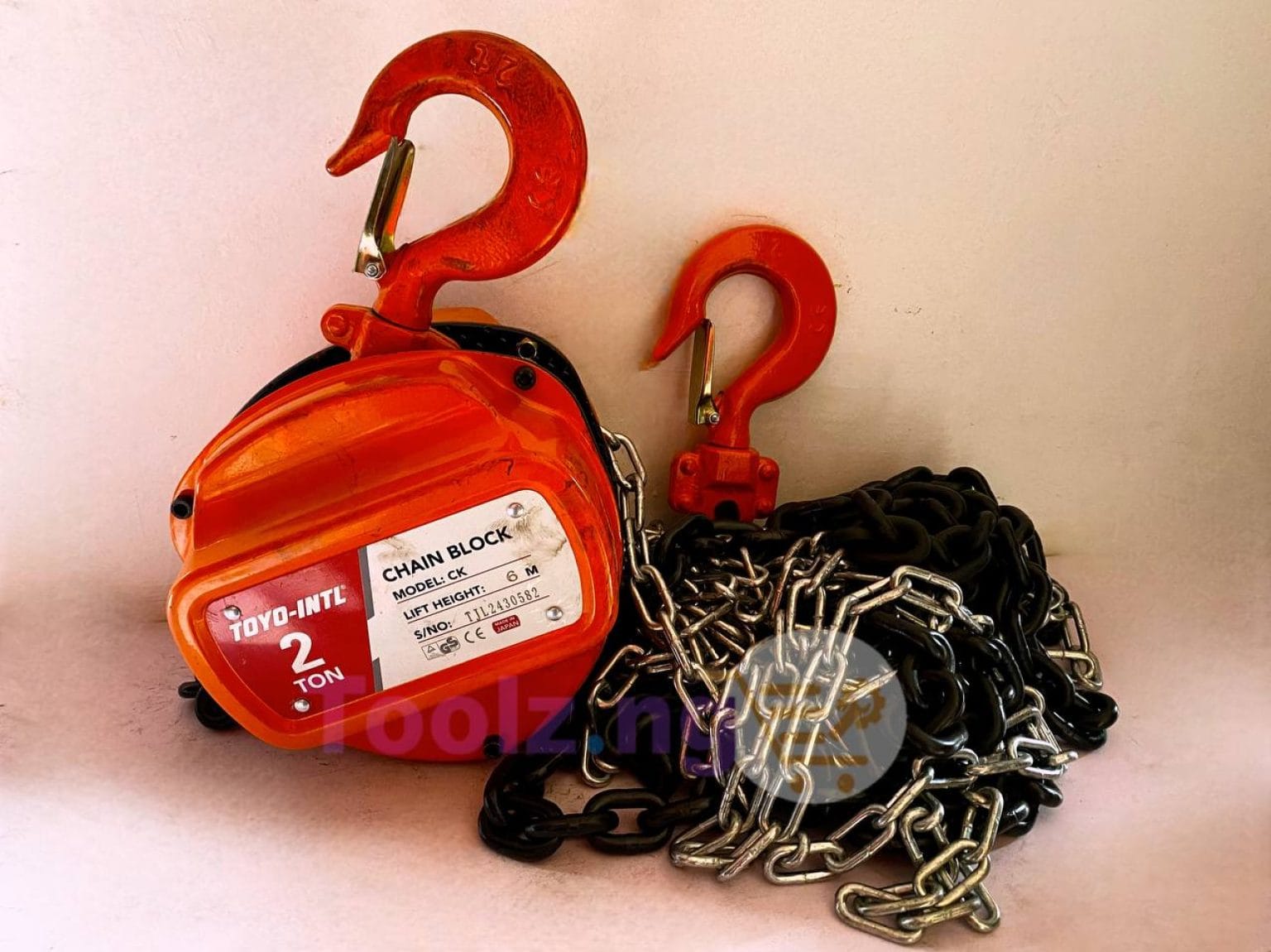 TOYO 2TON 6M Chain Block for Heavy Lifting